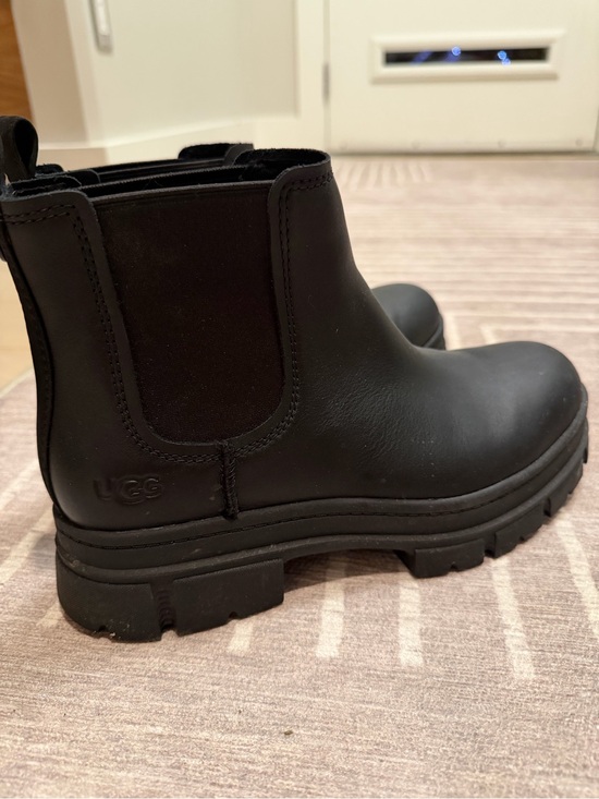UGG Shoes - UGG Black Compact Chelsea Lug Boots